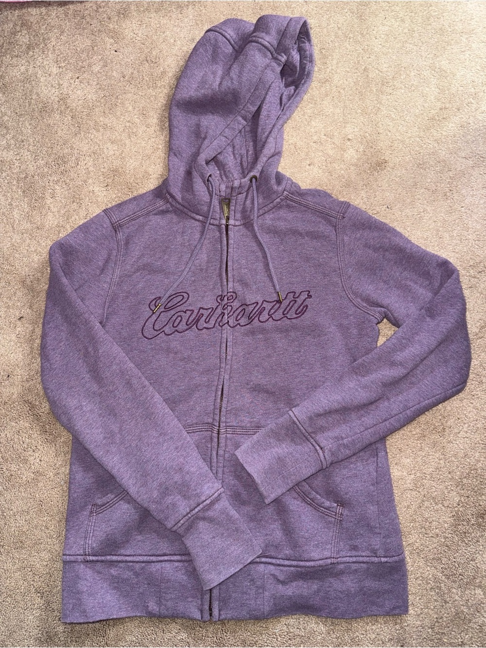 Carhartt Women’s Lavender Zip-Up Hoodie